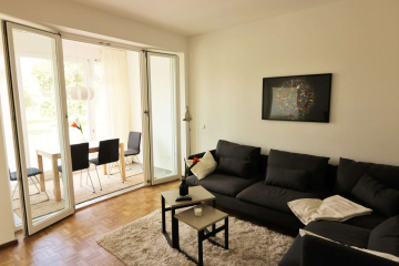 Wohnzimmer - Stilvoll möblierte 3Zimmer-Wohnung mit Blick auf das Schloss Charlottenburg