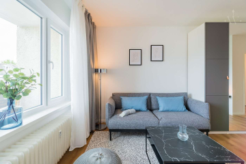 Wohnzimmer - Schönes 1-Zimmer-Apartment mit Balkon