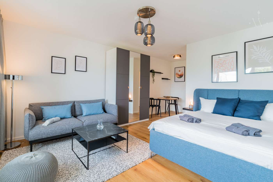 Schönes 1-Zimmer-Apartment mit Balkon, 10551 Berlin, Tiergarten