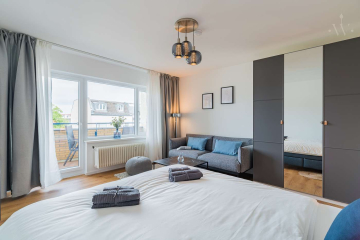 Wohnzimmer - Schönes 1-Zimmer-Apartment mit Balkon