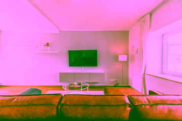 Wohnzimmer - Lichtdurchflutete 3-Zimmer-Wohnung mit Blick über Berlin – große Dachterrasse