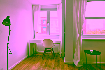 Workspace - Furnished 2-room with quiet sleeping area in the centre of Berlin