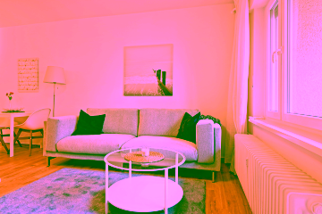 Wohnbereich - Unser schönes 1-Zimmer-Apartment mit Balkon