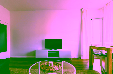 Wohnzimmer - Die gemütlich, voll möblierte 4-Zimmer-Wohnung in ruhiger Wohnlage