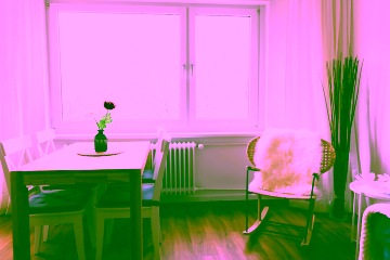 Wohnzimmer - Die gemütlich, voll möblierte 4-Zimmer-Wohnung in ruhiger Wohnlage