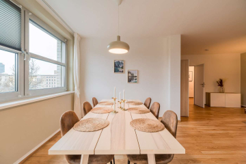woonwoon-berlin-wohnen-auf-zei - Möblierte 4-Zimmer-Wohnung mit ruhigem Schlafzimmer zum Innenhof