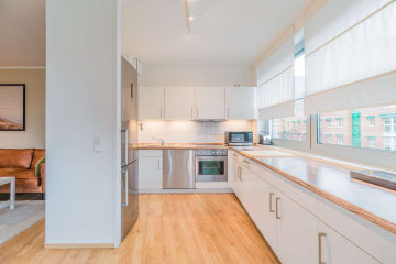 woonwoon-berlin-wohnen-auf-zei - Möblierte 4-Zimmer-Wohnung mit ruhigem Schlafzimmer zum Innenhof