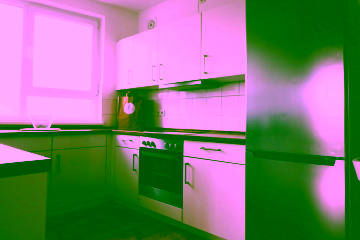 Küche 1 - Modern möblierte 5-Zimmer-Maisonette-Wohnung direkt am Checkpoint Charlie!