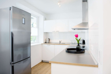 Küche - Gemütlich möbliertes 2-Zimmer-Apartment im Herzen Berlins