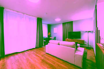 Wohnzimmer - Möbliertes 2-Zimmer-Apartment in ruhiger Lage mit großem Balkon