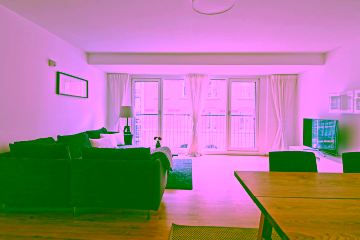 Wohnzimmer1 - 4-Zimmer-Wohnung stilvoll möbliert direkt am Checkpoint Charlie