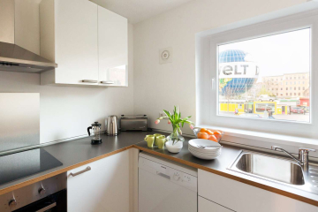 Küche - Modern eingerichtete 3-Zimmer-Wohnung in Berlins Mitte