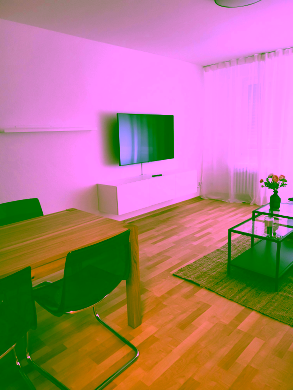 Wohnzimmer - Unsere moderne 3-Zimmer-Wohnung mit großem Balkon