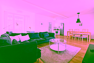 Wohnzimmer - 3-Zimmer-Maisonettewohnung im coolen Bezirk Kreuzberg mit Balkon