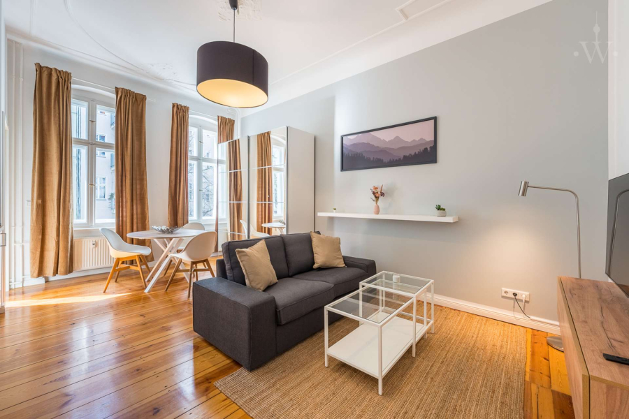 Gemütlich möblierte 1,5-Zimmer-Wohnung im Prenzl‘ Berg mit Balkon, 10437 Berlin, Prenzlauer Berg