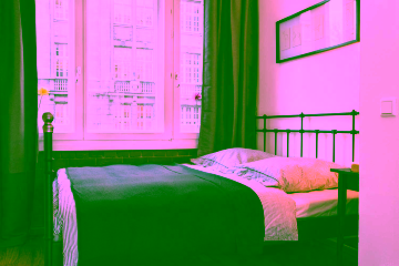 Schlafen - Gemütliches 1,5-Zimmer-Apartment mit Terrasse – komplett möbliert