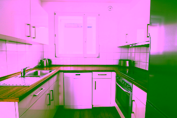 Küche - Modern möblierte 3-Zimmer-Maisonette-Wohnung im Herzen Berlins